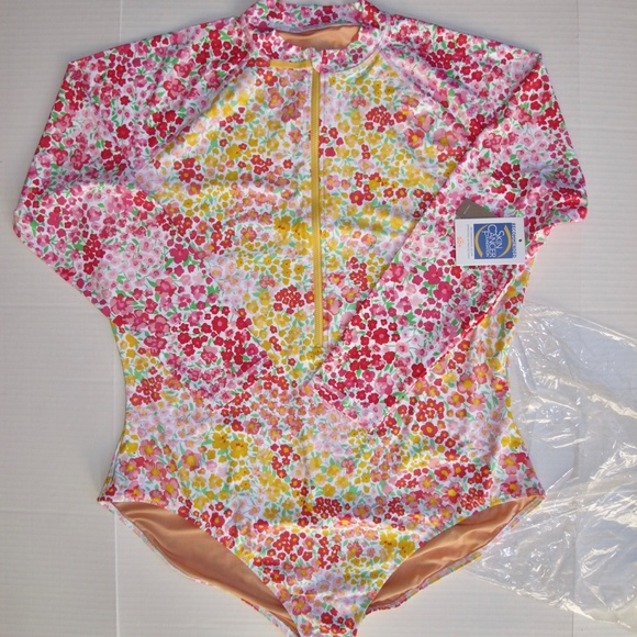 J. Crew Rash Guard One Piece 3X 22 NEW SPF 50 - Picture 2 of 9